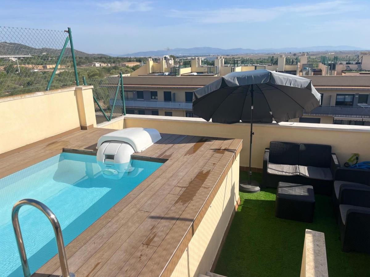 Ferienwohnung Atico Con Piscina Privada Y Zona Chill Out Sant Carlos de la Ràpita Exterior foto